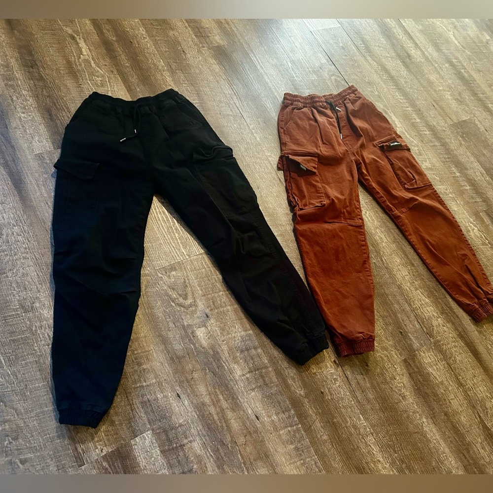 Cargo Pants Bundle Brown & Black Boys size 14 - Picture 2 of 11